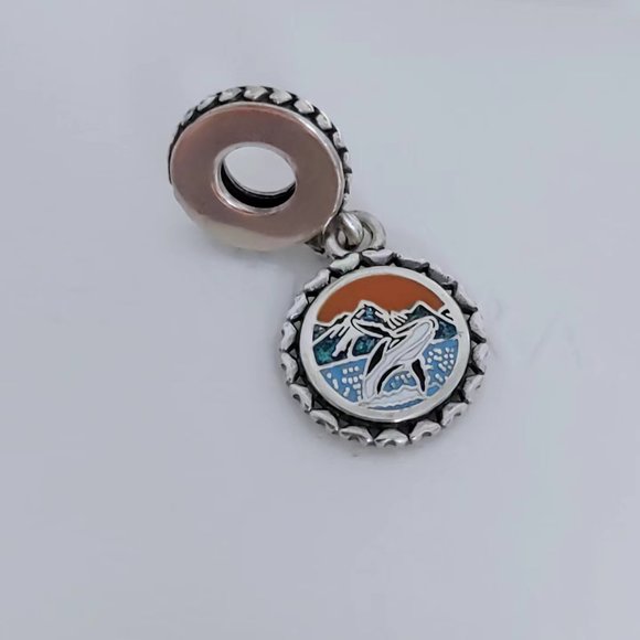 Pandora Maui whale Travel Dangle Charm Dangle S925 Silver for Bracelet with Box - Picture 4 of 5